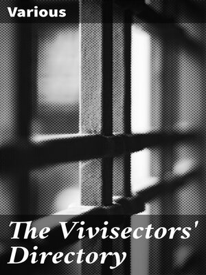 cover image of The Vivisectors' Directory